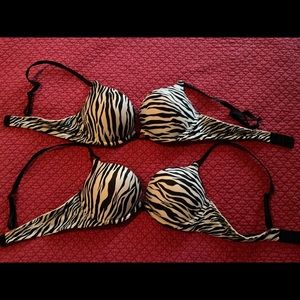 Victoria Secret, Miraculous Plunge, zebra print